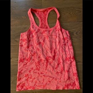 Lulu lemon pink tank size 8 like new
